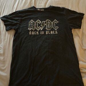AC/DC Black Graphic Tee